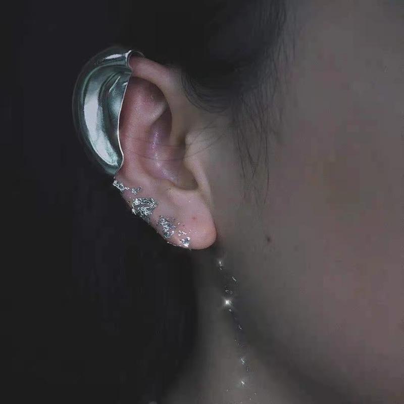 Opal - ピアス レディース フープ シルバー ゴールド シンプル イヤリング 韓国風 アクセサリー 合金 電気メッキ加工 おしゃれ かわいい
