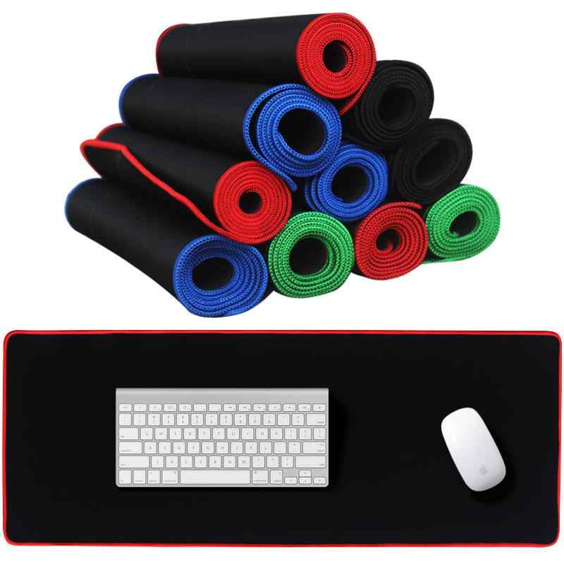 マウスパッド 特大 ゲーミング オフィス 天然ゴム 滑り止め 精密ロックエッジ ブラック