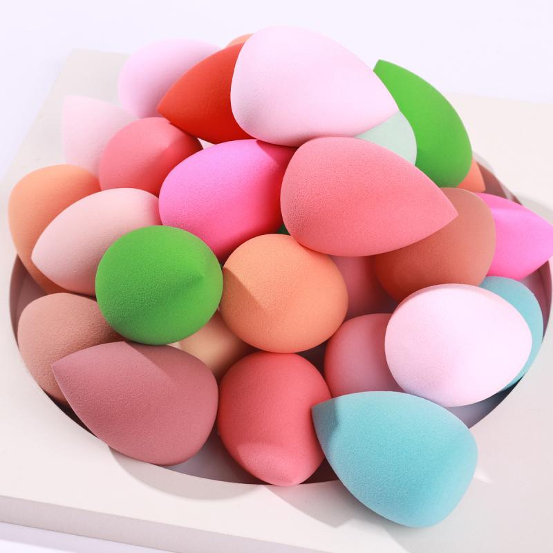 メイクアップ スポンジ パフ 100個セット ファンデーション 化粧用 柔らかい 親水性 ラテックスフリー ..