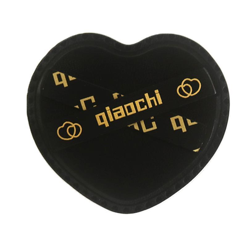 パフ メイクアップ 化粧 ブラック ハート 型 ルビセル スポンジ クッション ファンデーション ツール 独立包装