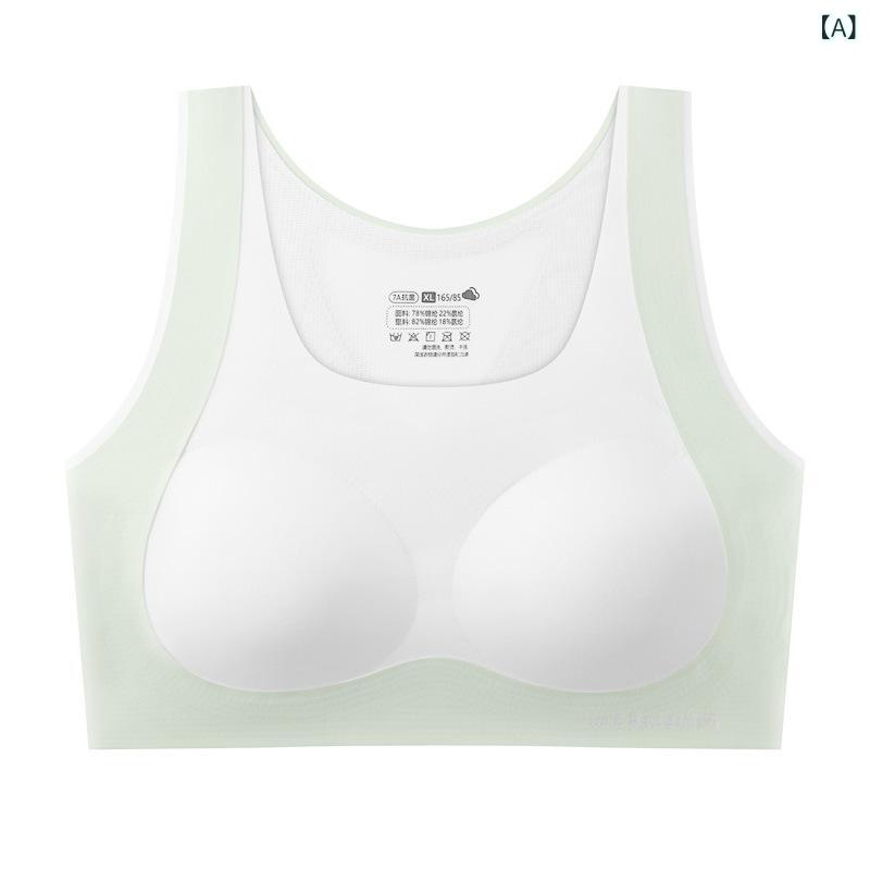 ブラジャー スクールインナー ジュニア ティーン 薄手 全罩杯 スポーツブラ 中学生 高校生 スポブラ ファーストブラ 吸汗 速乾 通気性 ズレ防止 ノンワイヤー リラックス フィットネス 運動 ヨガ