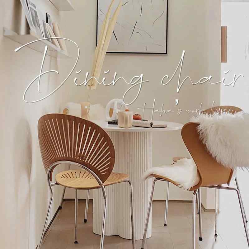 椅子 北欧風 実木 ダイニングチェア 背もたれ 椅子 イス 法式 レトロ モダン ミニマル 食卓椅子 ドレッ..