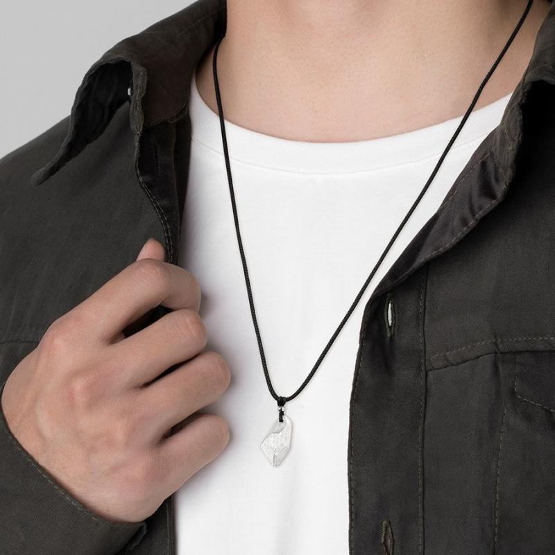 ネックレス メンズ レディース シルバー アクセサリー ペンダント チョーカー カップル お揃い プレゼ..