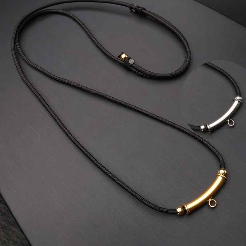 Necklaces, Pendants - ネックレス メンズ レディース チタン鋼 ステンレス 金属アレルギー対応 色あせ防止 真空メッキ ゴールド シルバー フェイクパール ペンダント 70cm 80cm 金 銀