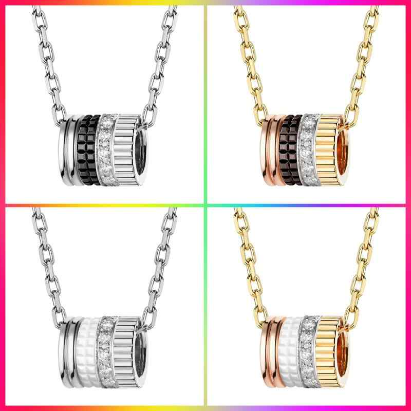 ネックレス カップルアクセサリー チタン鋼 転運珠 リング ペンダント チョーカー ラッキーアイテム ...