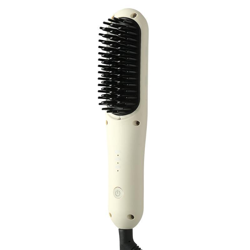 ヘアブラシ レディース ストレートアイロン カール 2way ミニ 交流式 イオン 小型 ...