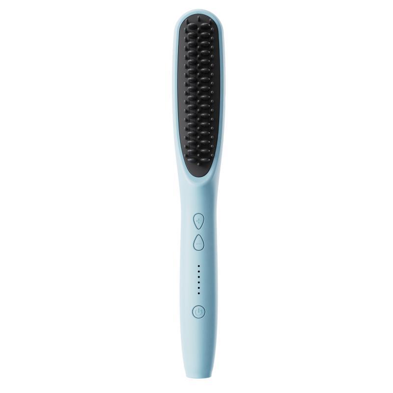 ヘアブラシ マイナスイオン ストレート カール 2way チタンコーティング 温度調整 ...