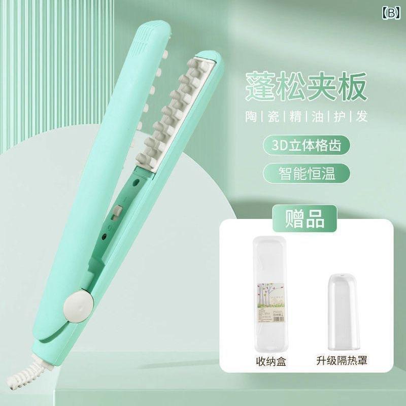 ヘアアイロン レディース 高め 小さめ 前髪 根元 パーマ コテ チタンコーティング ...
