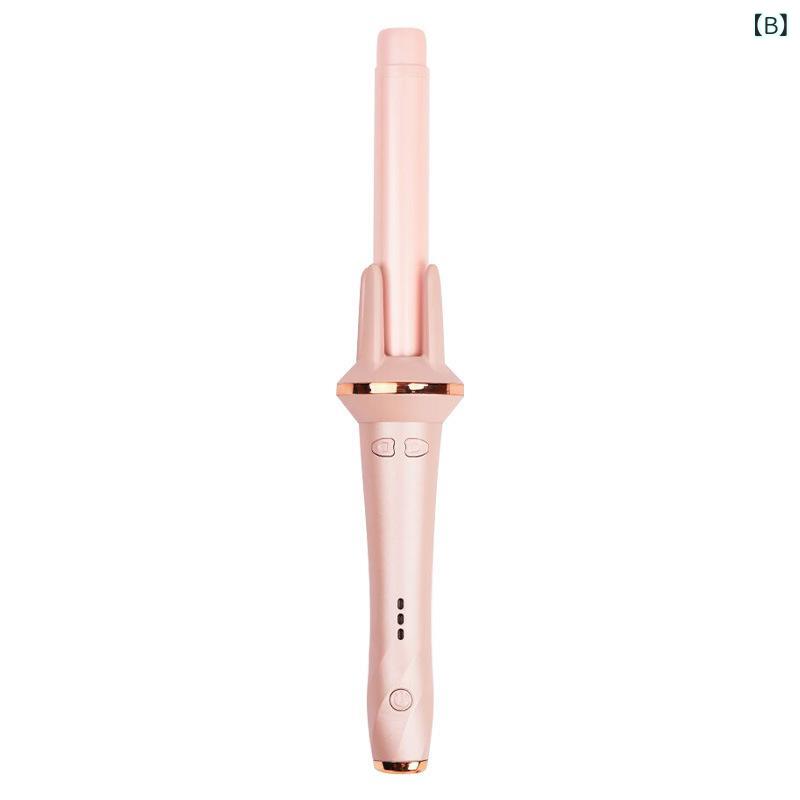 ヘアアイロン オートカール 28mm 大波 ウェーブ カール 負イオン 旅行用