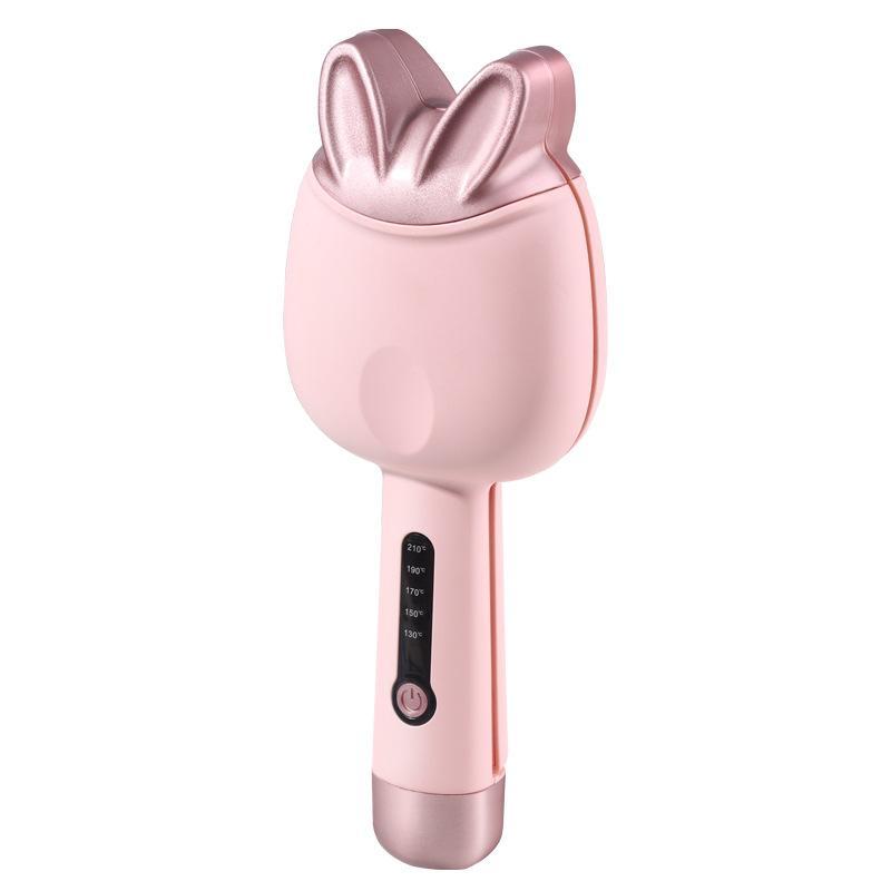 ヘアアイロン レディース 32mm コテ 巻き髪 ウェーブ 卵型 カールアイロン 水波紋 前髪 立ち上げ 軽量 ..