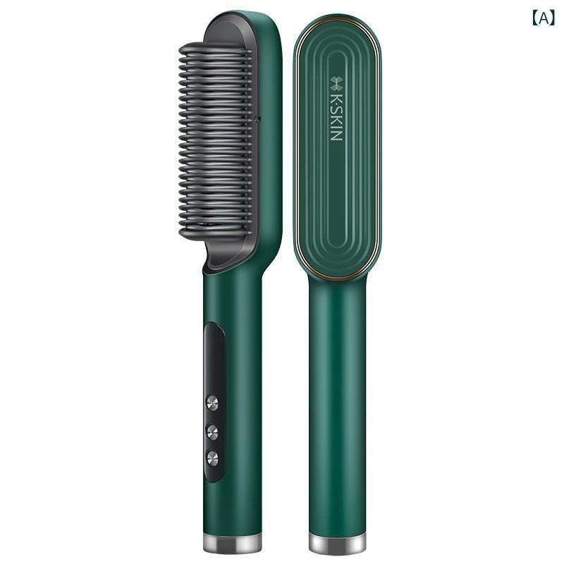 ヘアブラシ ストレート カール 2way マイナスイオン ダメージ軽減 静電気防止 スタ...