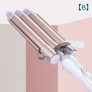 ヘアアイロン 大号 蛋卷 三管 カール 電気石セラミック 旅行用