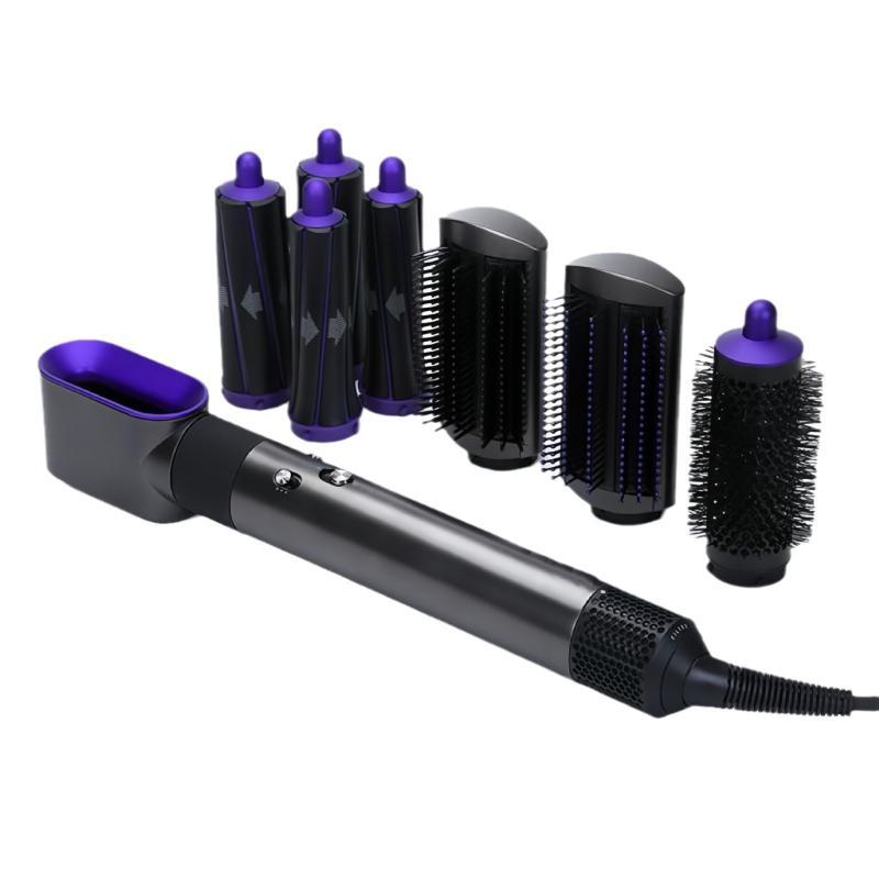 ヘアアイロン レディース 多機能 カール ストレート 10段階調整可能 ブルー ピンク系 レッド 海外向け