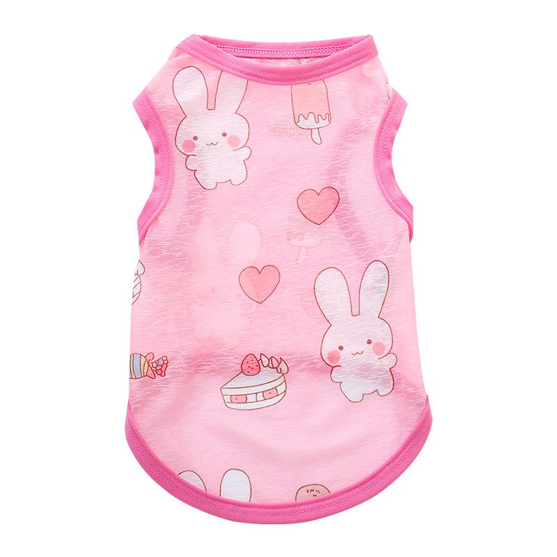 犬服 猫服 タンクトップ XS S M L XL 小型犬 かわいい 通気性 ポリエステル ドッグウェア キャットウェ..