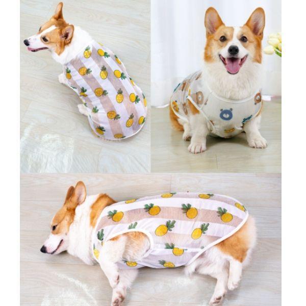 犬服 小型犬用 夏服 タンクトップ 春夏 薄手 かわいい ポリエステル メッシュ 通気性