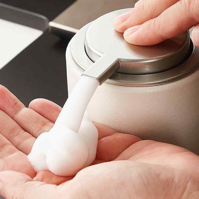 洗剤ディスペンサー 北欧風 陶器 泡タイプ プッシュ式 ハンドソープ 洗顔料 ボディソープ シャンプー ..