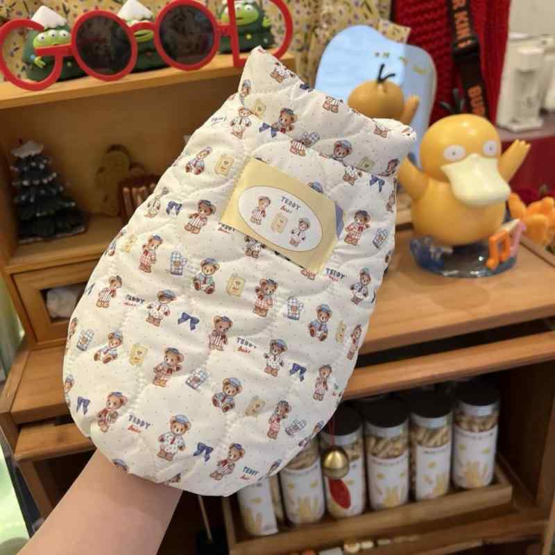 ドッグウェア ペット用防寒ベスト かわいい犬用綿入りベスト シュナウザー テディベア パンダ 小型犬 ..
