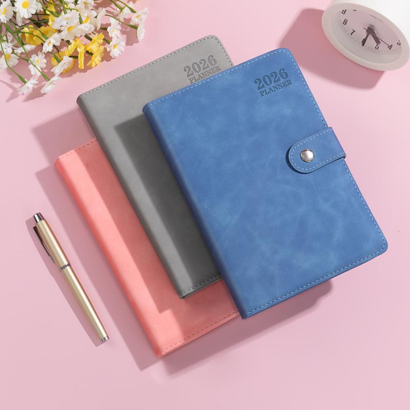 ・カテゴリ: ノート・封面素材: 合皮・カバー色: 紫, 青, 黒, グレー, オレンジ・綴じ方: 無線綴じ・内文素材: 米黄道林紙・内文用紙の坪量: 80g・ノートのスタイル: ビジネスオフィス