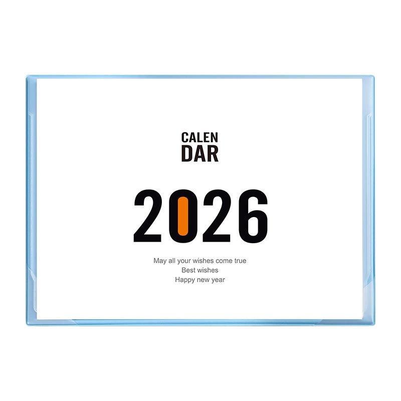 カレンダー A3 A4 壁掛け 卓上 シンプル 2026年 販促品 ノベルティ オフィス 家族