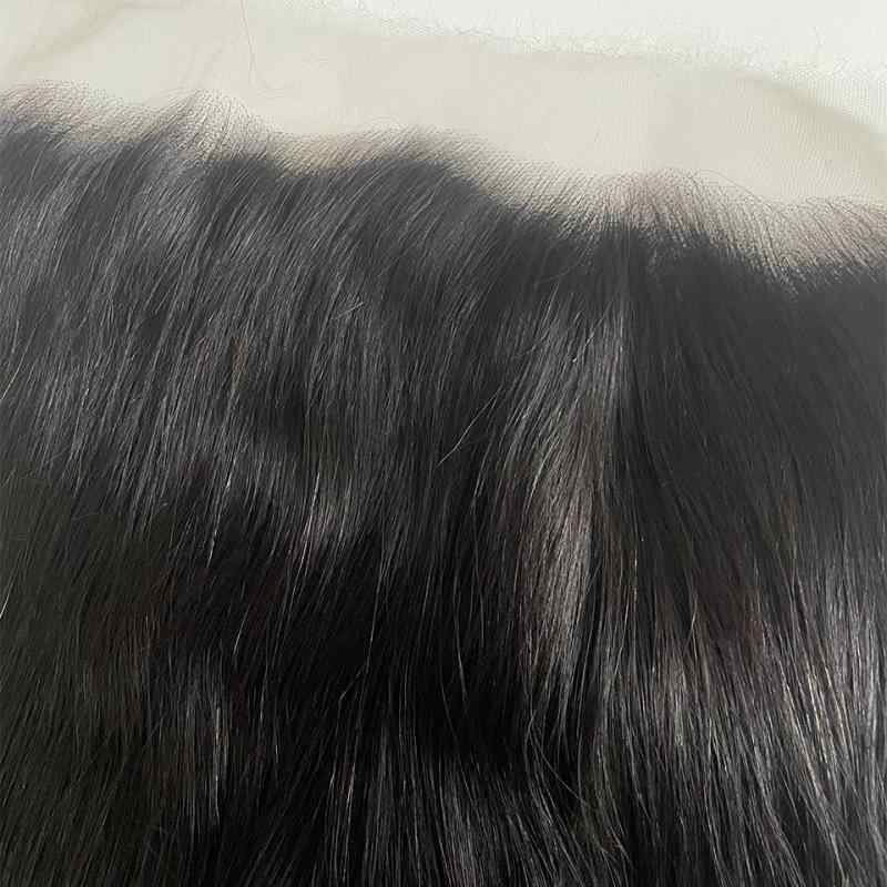 ウィッグ レディース レースフロントウィッグ 人毛100％ ストレート 通気性 快適 10 12 14 16 18 20 22