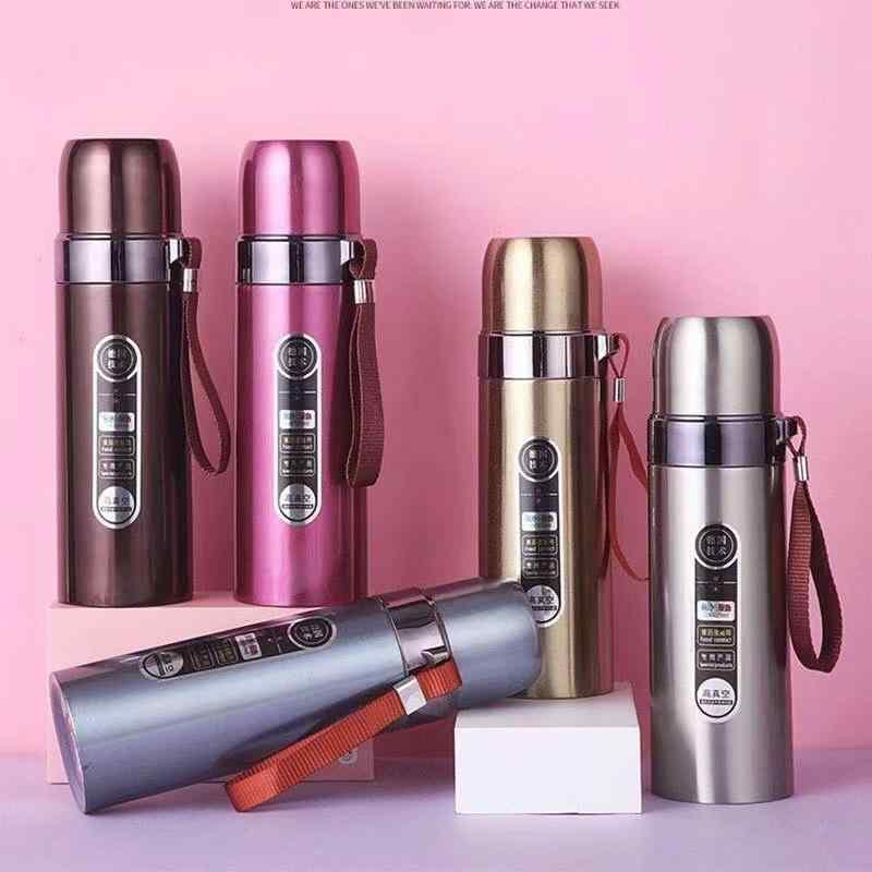 水筒 ステンレス 男女兼用 学生 大容量 500ml 保温 保冷 真空断熱 携帯用 スポーツ アウトドア