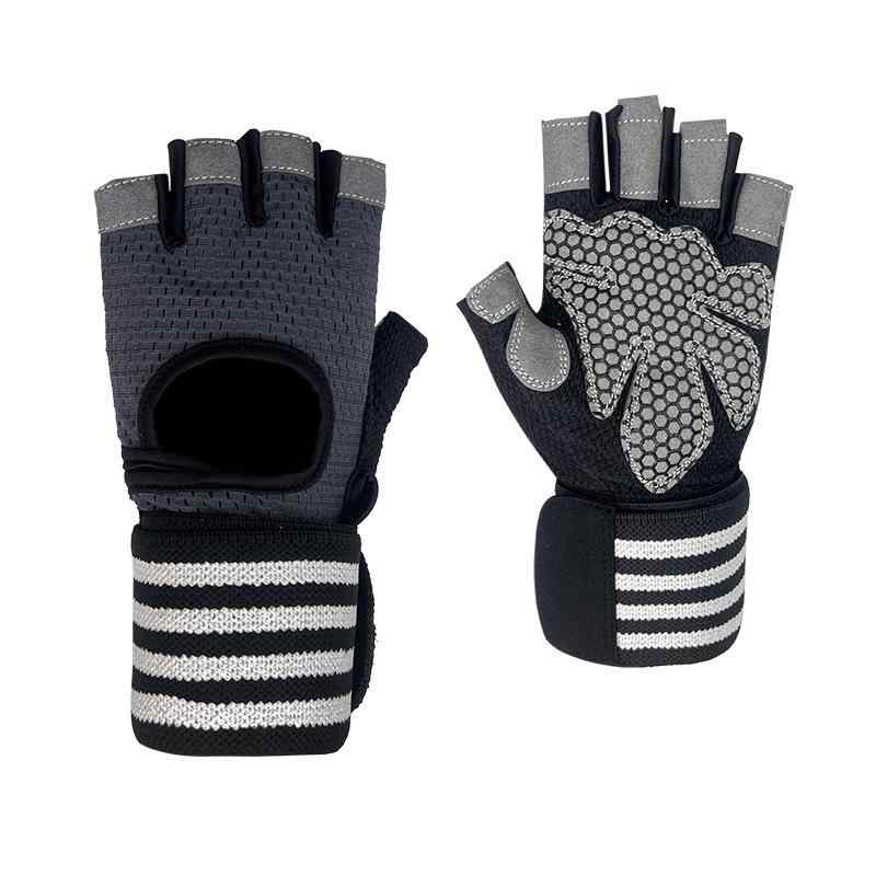 手袋 男性用 スポーツ グローブ 吸汗性 通気性 滑り止め 摩耗性 サイクリング トレーニング ハーフフィンガー 手袋 ピンク系 ブラック グレー 接触冷感