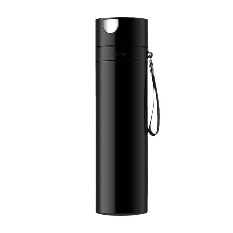 水筒 マグボトル 男性用 保温 保冷 316ステンレス鋼 500ml 600ml オフィス 持ち運び 軽量 ブラック ホ..