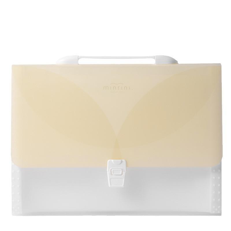 ドキュメントファイル バッグ キッズ 子供 A4 ハンドバッグ 大容量 13ポケット 試験用紙 整理 分類 プ..