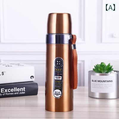 水筒 ステンレス 大容量 500ml 真空断熱 保温 保冷 304ステンレス 201ステンレス 運動 スポーツ 通勤 ..