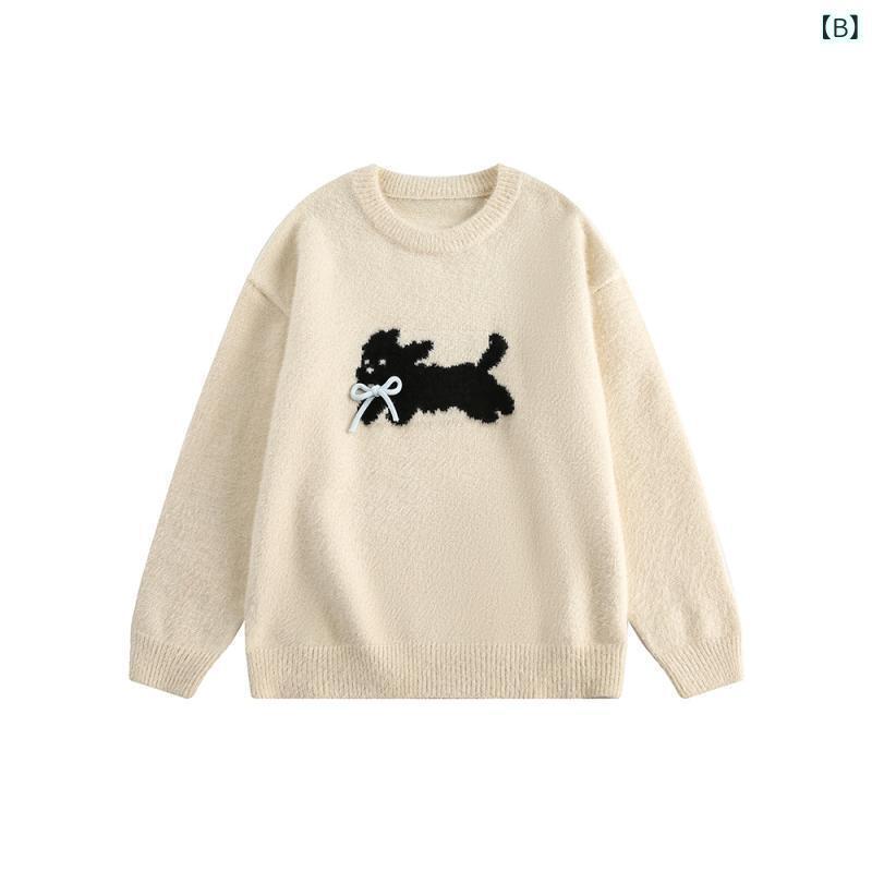 ニット メンズ 猫柄 セーター プルオーバー ...の紹介画像3