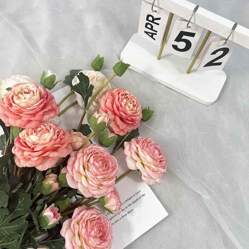 造花 ブーケ ウェディング 結婚式 撮影小物 バラ 白 淡いピンク ピンク 赤 黄色 青