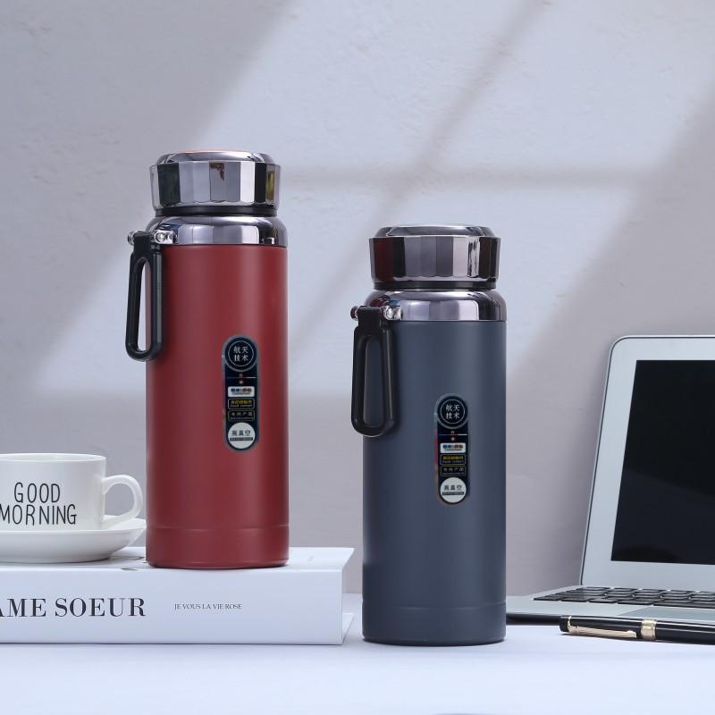 保温杯 メンズ レディース 大容量 800ml 水筒 マグボトル 316ステンレス鋼 茶こし付き 刻印可能 アウト..