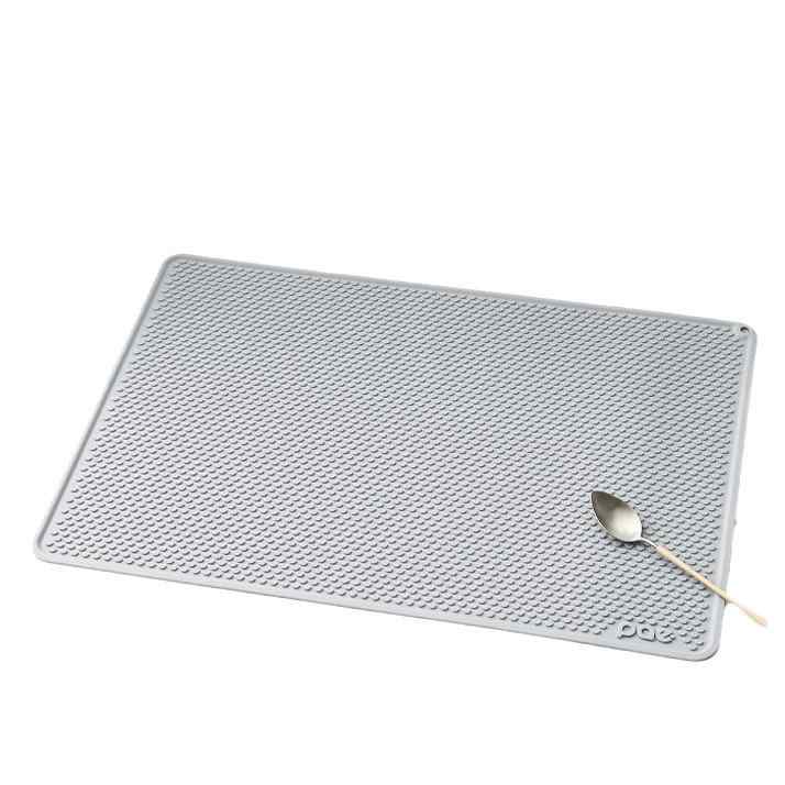 水切りマット シリコン製 撥水マット 断熱マット 滑り止めマット 30×40cm 淡黄色 抹茶緑 クリームホワ..