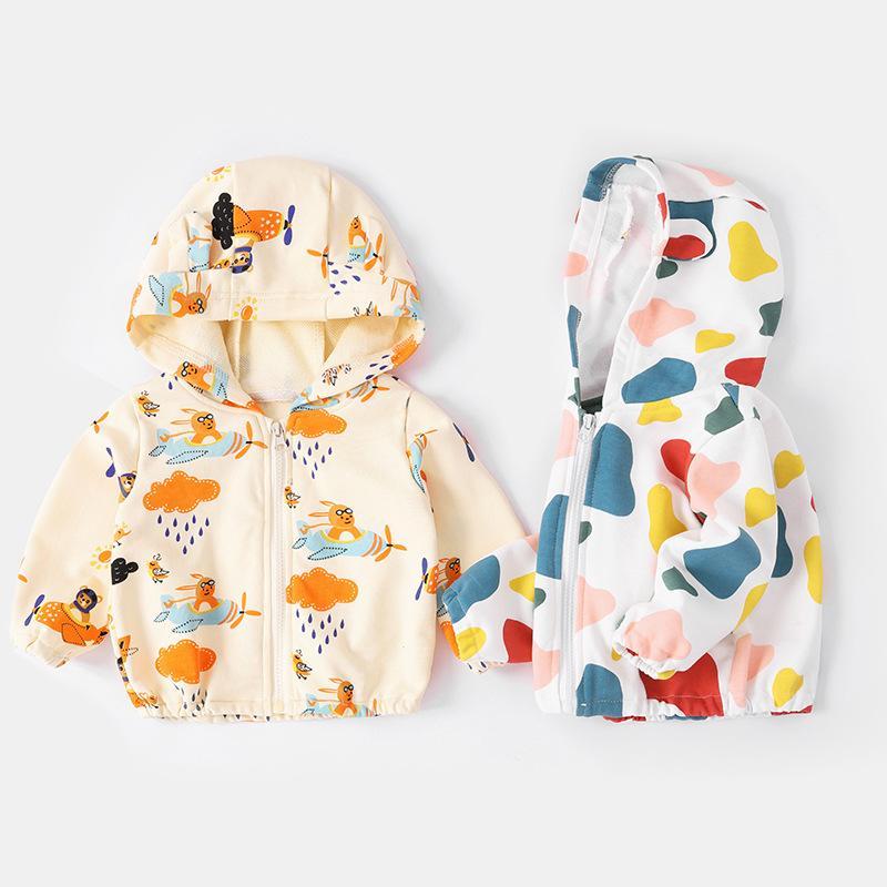 ベビー服 女の子 アウター 春秋 かわいい パーカー 上着 幼児 子供 男の子 コットン 1歳 2歳 3歳 普段..