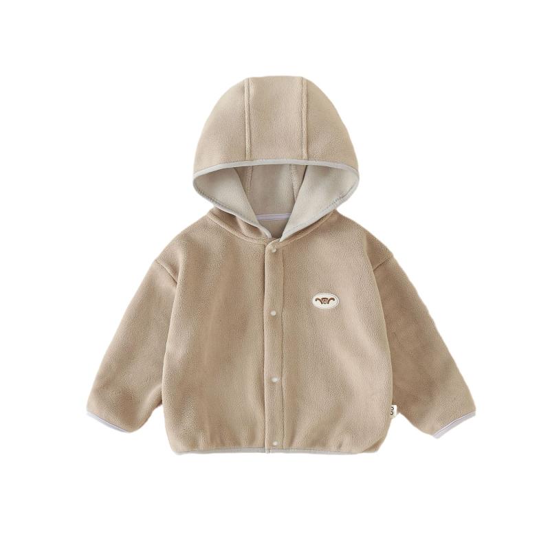 子供服 アウター 秋冬 長袖 フード付き ジャケット 幼児 ベビー 男の子 裏起毛 あったか スポーツ カジ..