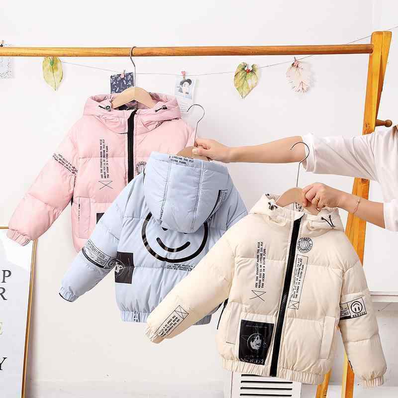 子供用綿入りジャケット ベビー服 男女兼用 フード付き 厚手 裏起毛 ポリエステル ...