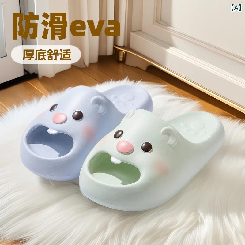 サンダル レディース かわいい ルームシューズ スリッパ 厚底 滑り止め EVA 室内履き 普段使い 女性 婦人 ピンク系 ブルー 青 イエロー 黄色 グリーン 緑 ホワイト 白 2