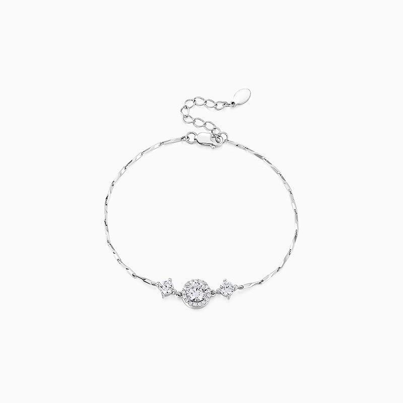 绿色 - ブレスレット レディース 925シルバー 軽奢 かわいい おしゃれ ファッション小物 ジュエリー アクセサリー ギフト 白金色