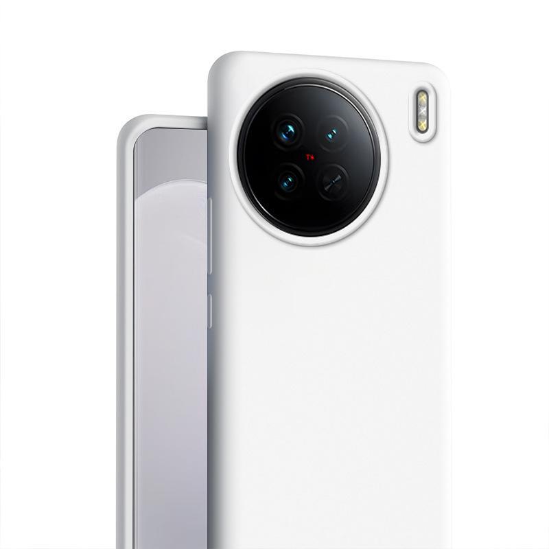 スマホケース VIVO 液状シリコン 全面保護 耐衝撃 天蘭 ブラック 砂粉 古董白 豆紫 ホワイト マンボグリーン クリームイエロー チャコールグレー アイスブルー レッド 深青 X300Pro X300 X200Ultra X200S iQOO13
