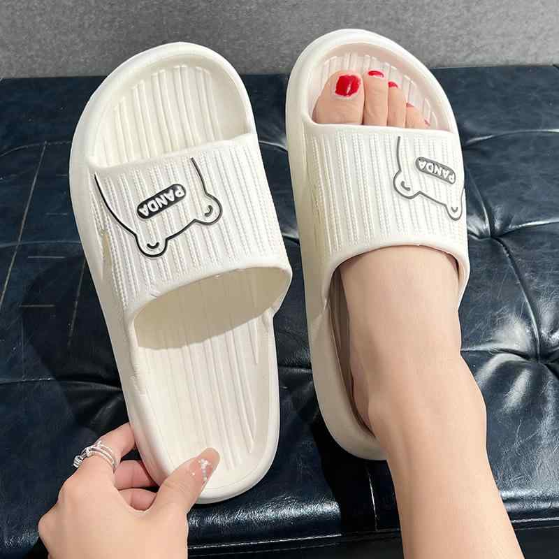 サンダル レディース かわいい クマ EVA ルームシューズ 室内履き 滑り止め 浴室 柔らかい 一文字 スリ..