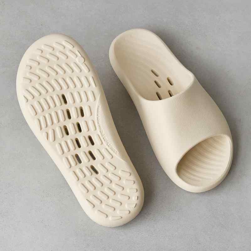 ルームシューズ レディース メンズ EVA スリッパ サンダル バススリッパ シャワーサンダル 穴あき 速乾 滑り止め 室内履き つっかけ 浴室 春夏秋冬 白 ピンク 黄 緑 ブラウン 茶色 黒 赤(3.0)