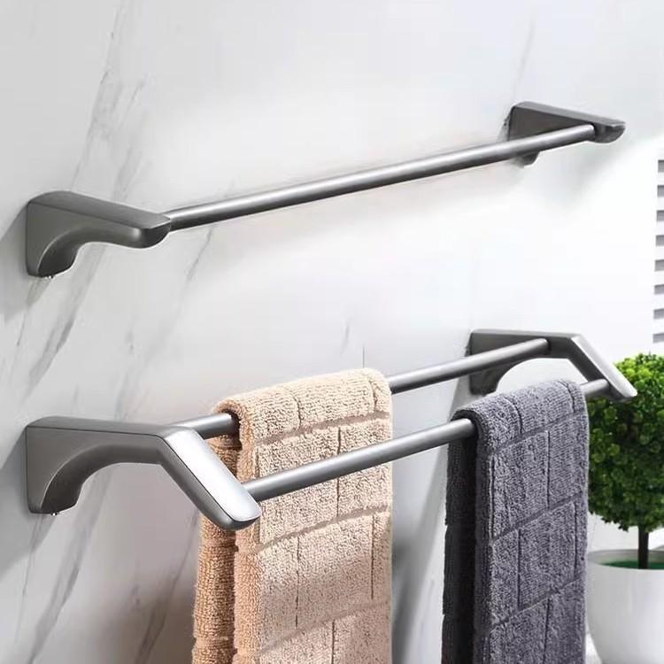 タオル掛け 浴室用タオルバー ステンレス製 シングル 30cm 40cm 50cm 60cm 70cm 80cm 90cm 100cm 省ス..