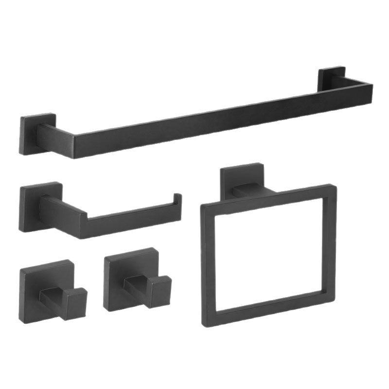 Towel Racks - 浴室 タオル掛け セット ステンレス製 タオルハンガー タオルリング フック付き 壁掛け ラック 銀色 黒色 金色