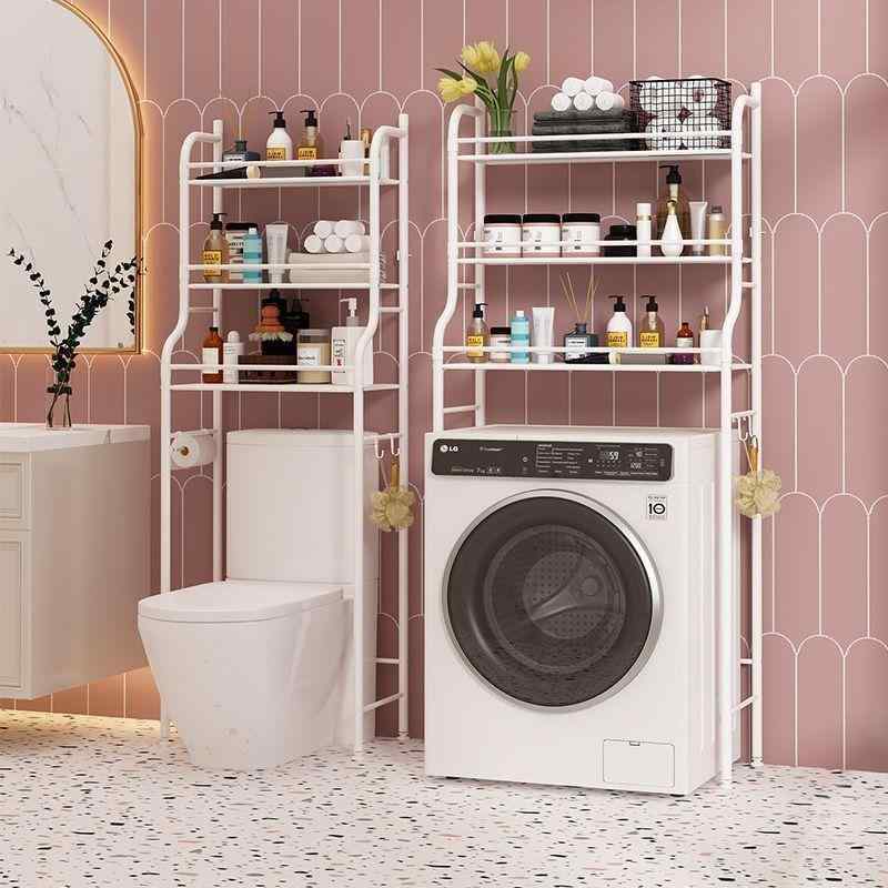 トイレ収納 浴室 洗濯機ラック トイレラック 洗面所ラック 棚 ステンレス製 ランドリーラック