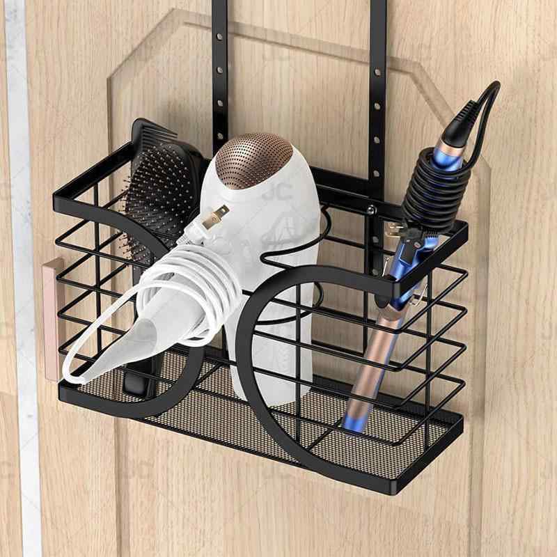 ドライヤーホルダー 壁掛け 浴室収納 アイアン 風呂 洗面所 ヘアドライヤー 収納 ラック スタンド シン..