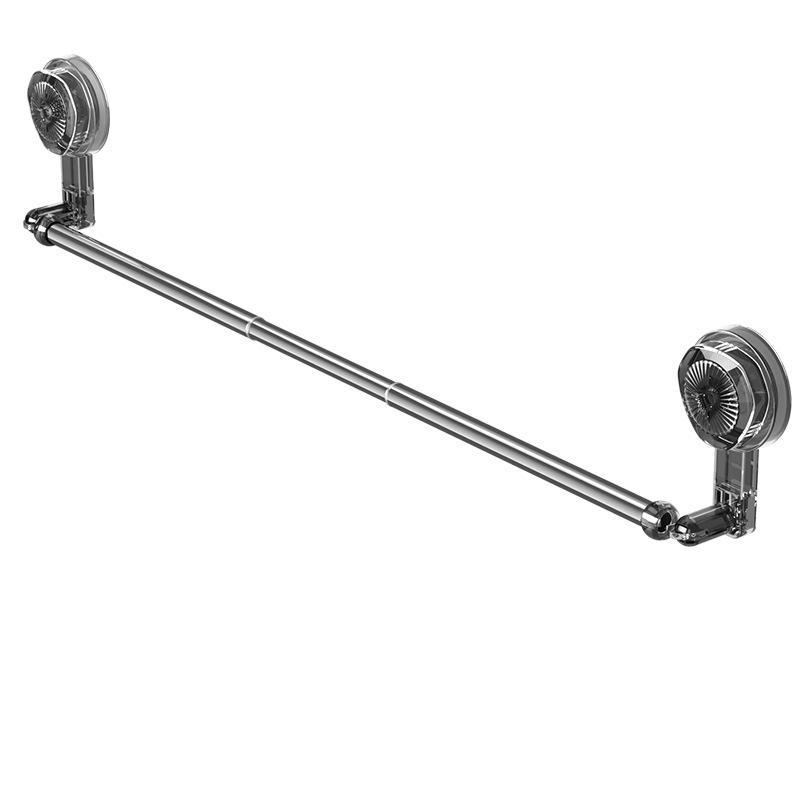 タオルラック 吸盤 ステンレス 伸縮式 バスルーム 洗面所 浴室 壁掛け タオルハンガー タオルバー