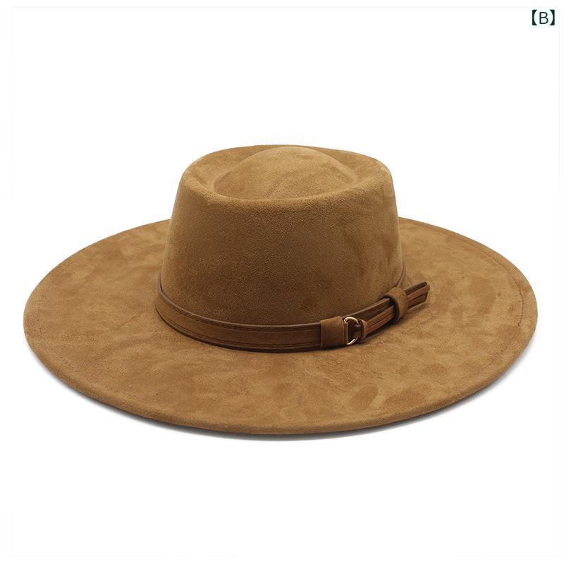 帽子 レディース 秋冬 礼帽 スエード調 ハット 旅行 つば広帽子 ベージュ系 ブラック ブラウン キャメル 防寒 保温 UVカット 紫外線対策 日よけ エレガント レトロ 民族風 宮廷風 バロック調