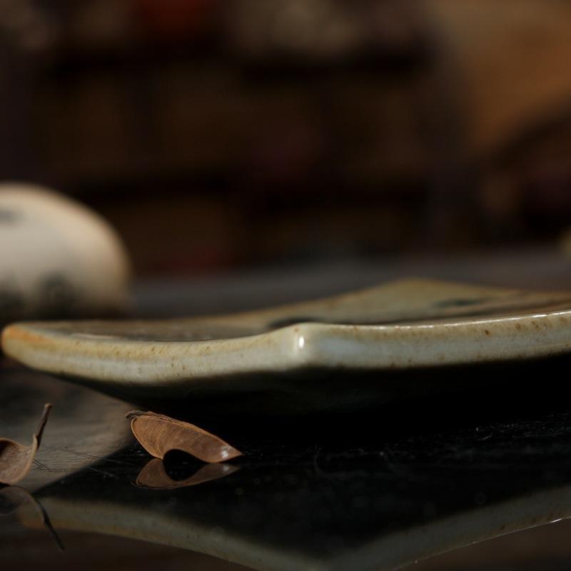 茶托 茶托マット 粗陶 陶器 茶道 中�