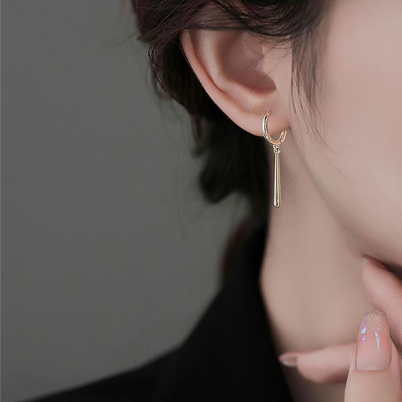 ピアス メンズ レディース シルバー925 ゾロ風 三刀流 幾何学 イヤリング 電気メッキ 白金色 銀色 男女兼用 ユニセックス