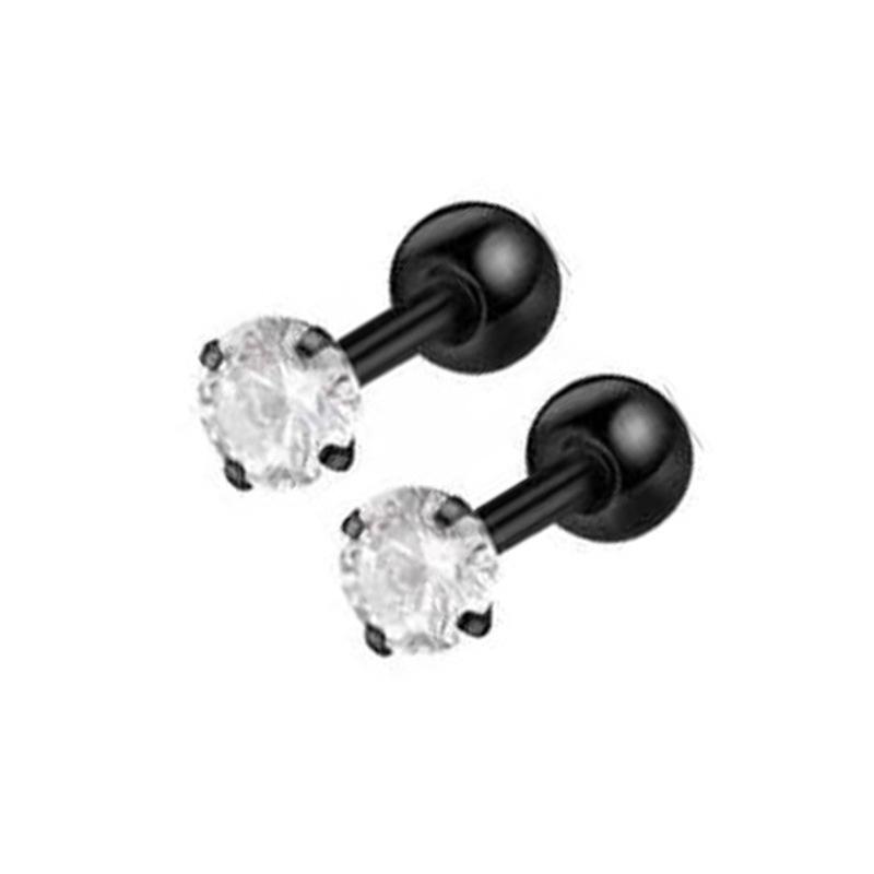 ピアス 男女兼用 フェイク プラグ イヤー スタッド ステンレス フープ イヤリング セット 穴あけ リン..